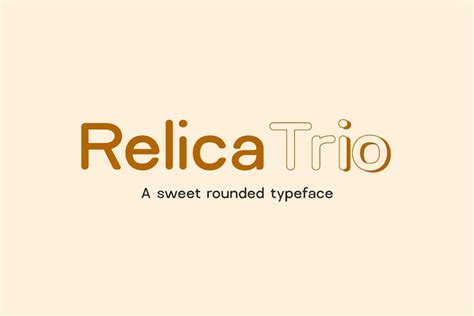 relica trio font